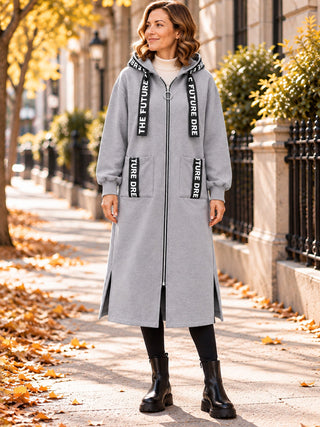 Pull à capuche oversize pour femme