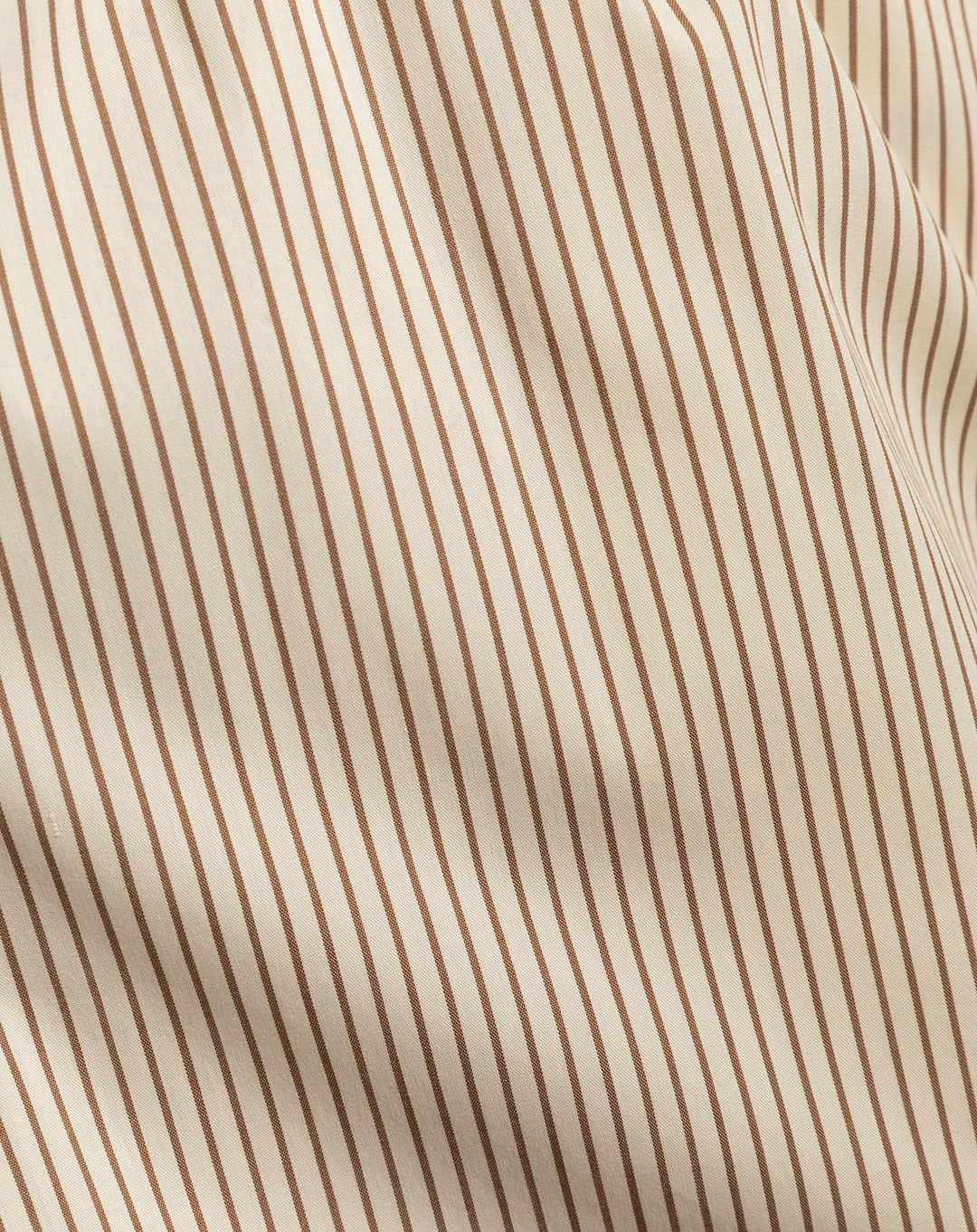 BLOUSE OVERSIZE À RAYURES BRUN