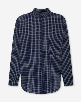 VESTE OVERSIZE BLEU MARINE