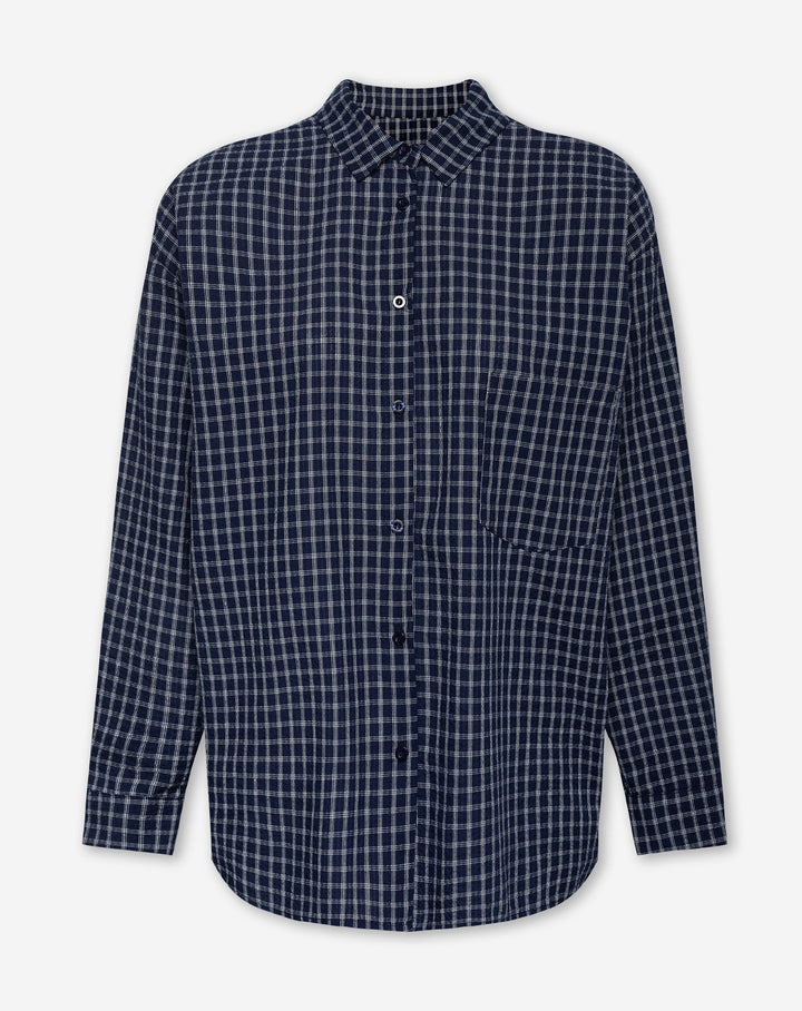 VESTE OVERSIZE BLEU MARINE