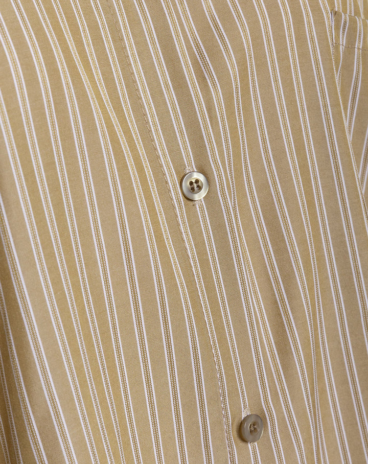 BLOUSE OVERSIZE À RAYURES LILEY OLIVE