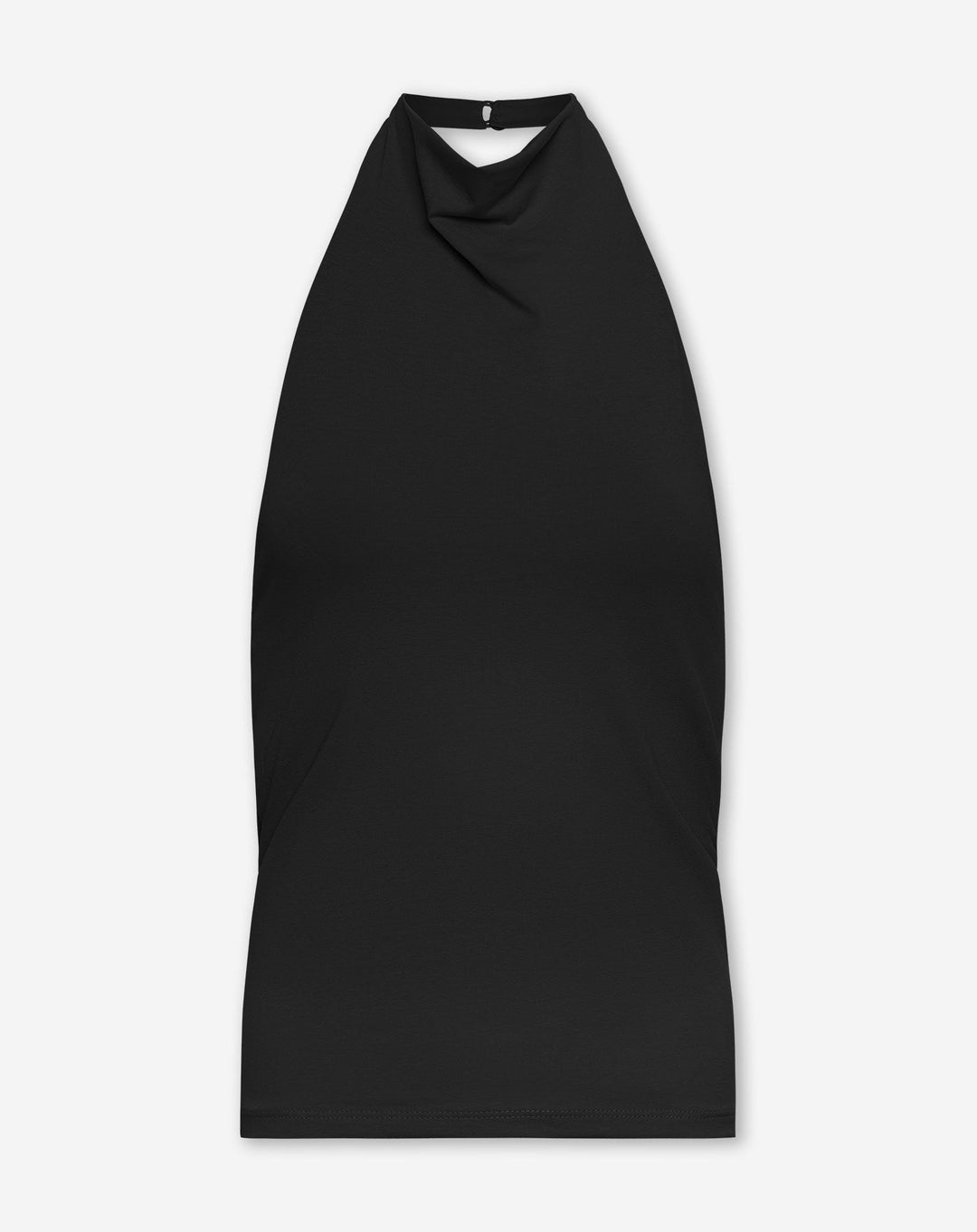 TOP HALTER DRAPÉ TAMAR NOIR