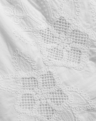 JUPE EN COTON BRODÉE