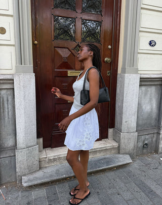 JUPE EN COTON BRODÉE