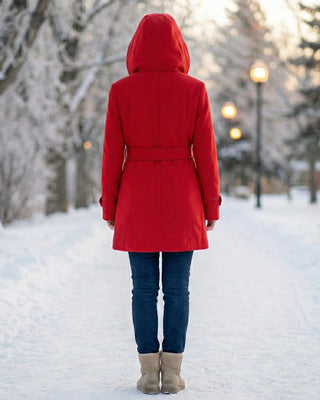 Zelinda | Manteau en Laine à Carreaux