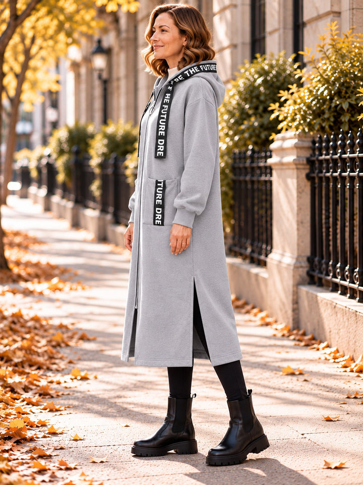 Pull à capuche oversize pour femme