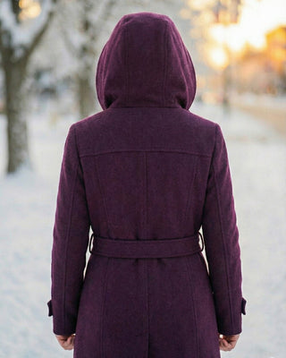 Zelinda | Manteau en Laine à Carreaux