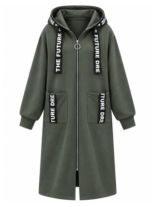 Pull à capuche oversize pour femme