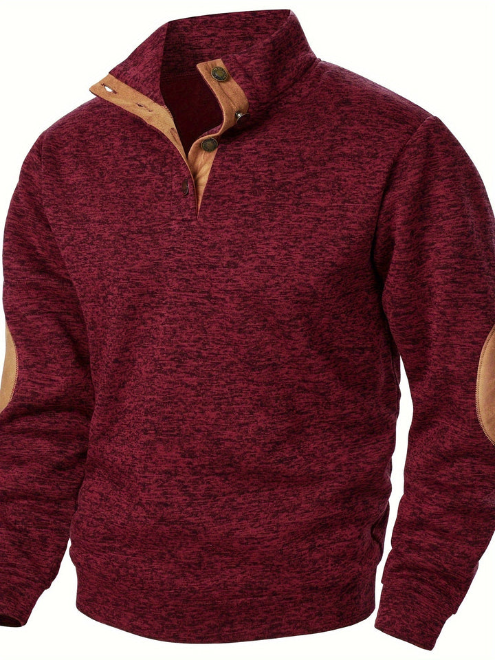 BRYNOUVELLE | PULL EN MAILLE À COL MONTANT POUR HOMMES