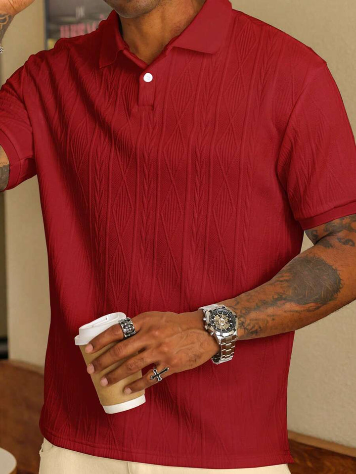 BRYNOUVELLE | POLO CASUAL ÉTÉ AVEC BOUTONS