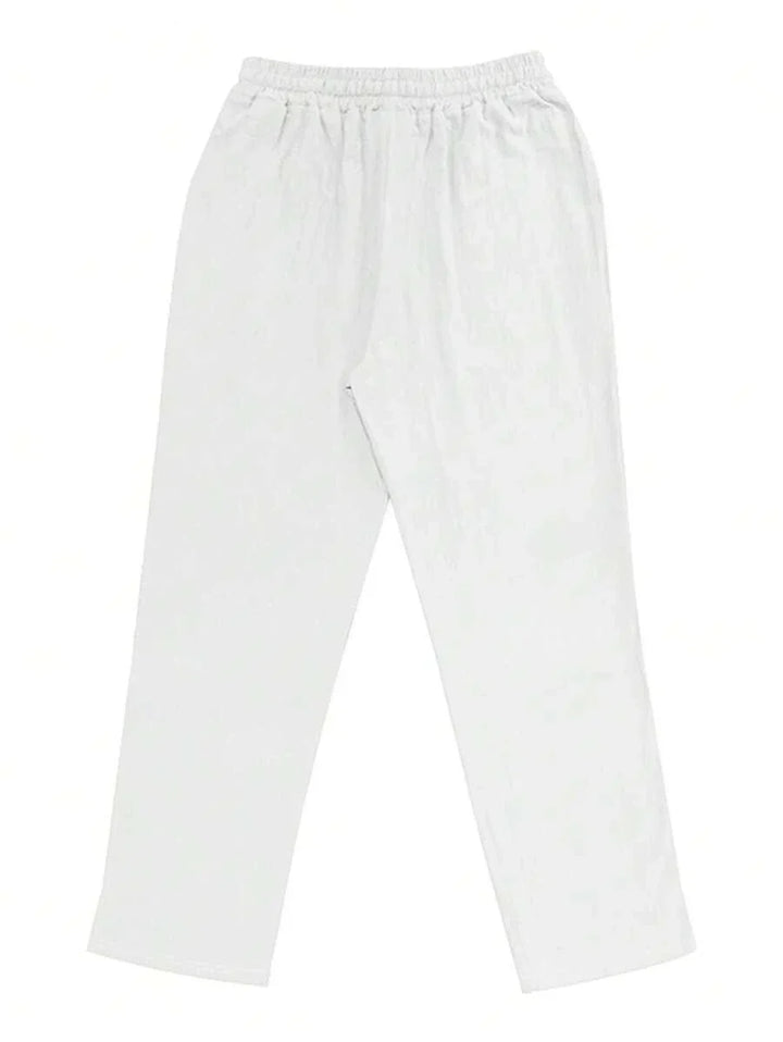 MATHIS | PANTALON LÉGER EN LIN AVEC CORDON