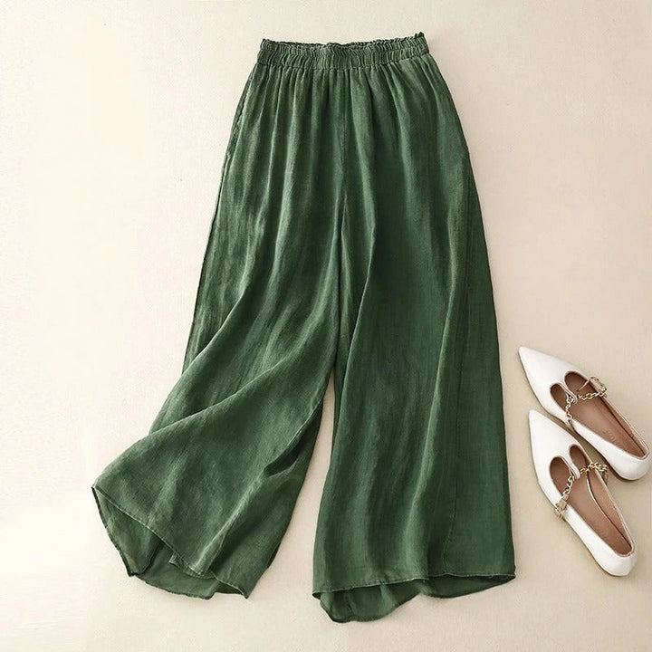 BRYNOUVELLE | PANTALONS EN LIN ÉLÉGANTS