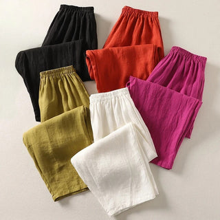 BRYNOUVELLE | Pantalon Fluide Taille Élastique Catherine