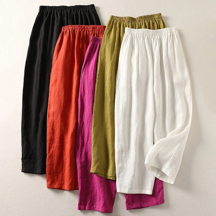BRYNOUVELLE | Pantalon Fluide Taille Élastique Catherine