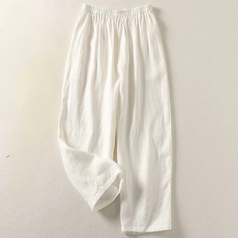 BRYNOUVELLE | Pantalon Fluide Taille Élastique Catherine
