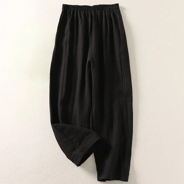 BRYNOUVELLE | Pantalon Fluide Taille Élastique Catherine