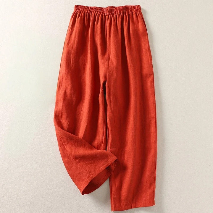 BRYNOUVELLE | Pantalon Fluide Taille Élastique Catherine