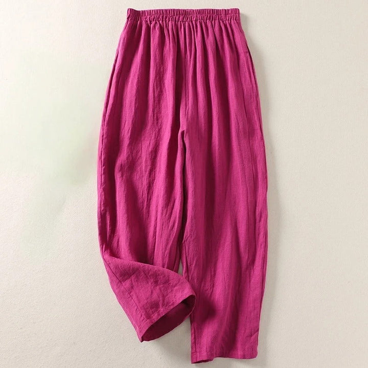 BRYNOUVELLE | Pantalon Fluide Taille Élastique Catherine
