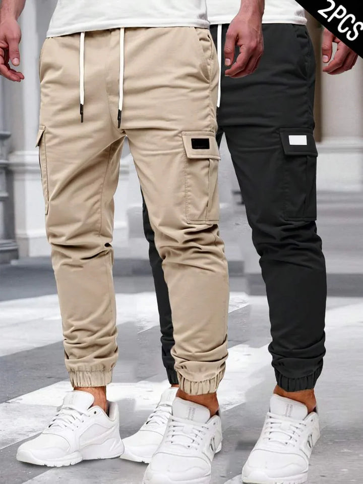 RICCARDO | JOGGERS CARGO LÉGERS AVEC POCHES