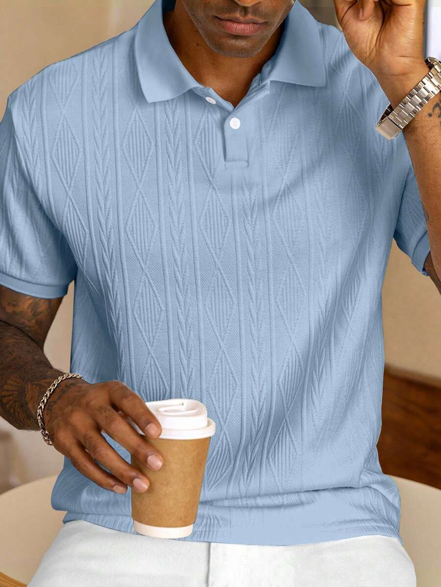 BRYNOUVELLE | POLO CASUAL ÉTÉ AVEC BOUTONS