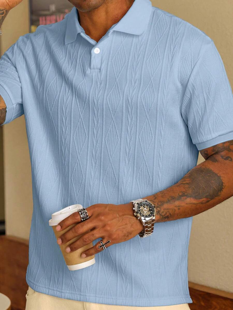 BRYNOUVELLE | POLO CASUAL ÉTÉ AVEC BOUTONS