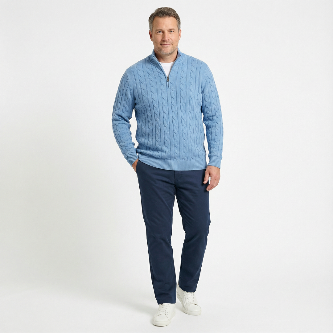 Jürgen | PULLOVER À ZIP QUART DE ZIP