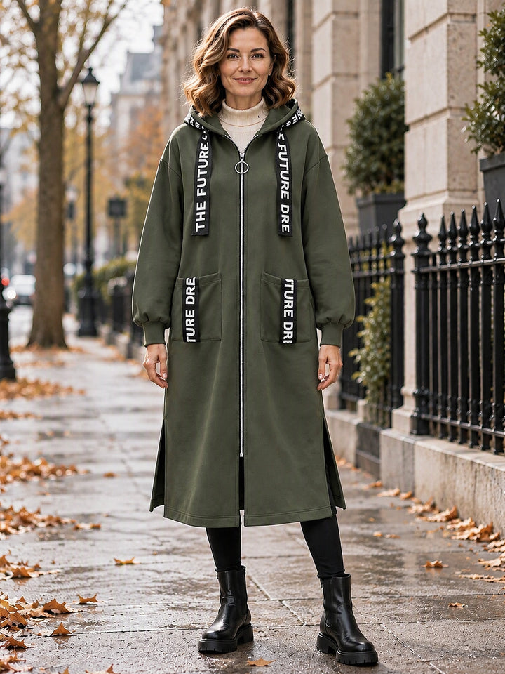 Pull à capuche oversize pour femme