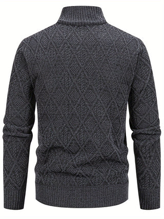BRYNOUVELLE | PULL EN MAILLE GÉOMÉTRIQUE POUR HOMME