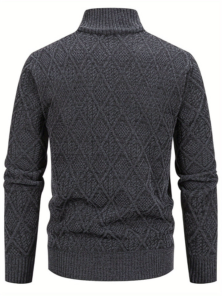 BRYNOUVELLE | PULL EN MAILLE GÉOMÉTRIQUE POUR HOMME