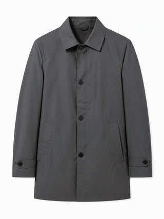 Trench-coat imperméable mi-long pour homme