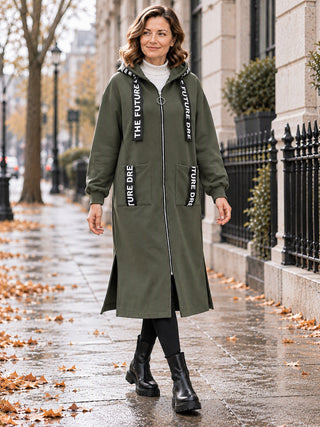 Pull à capuche oversize pour femme