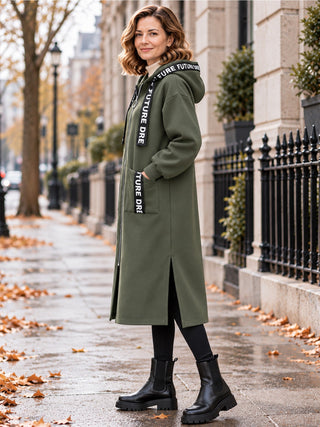 Pull à capuche oversize pour femme