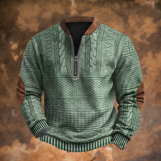 Jonas | Pull Zippé Confortable au Look Moderne
