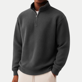 DAMIEN | Pull zippé avec confort quotidien et style intemporel