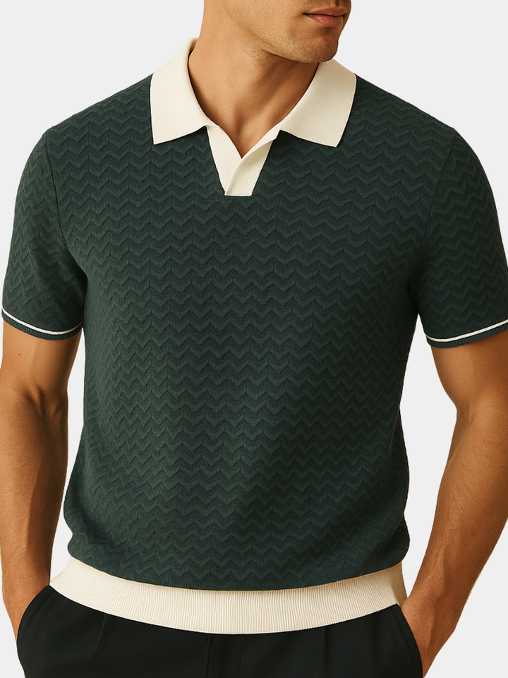 BRYNOUVELLE | POLO EN TISSU BOUCLÉ
