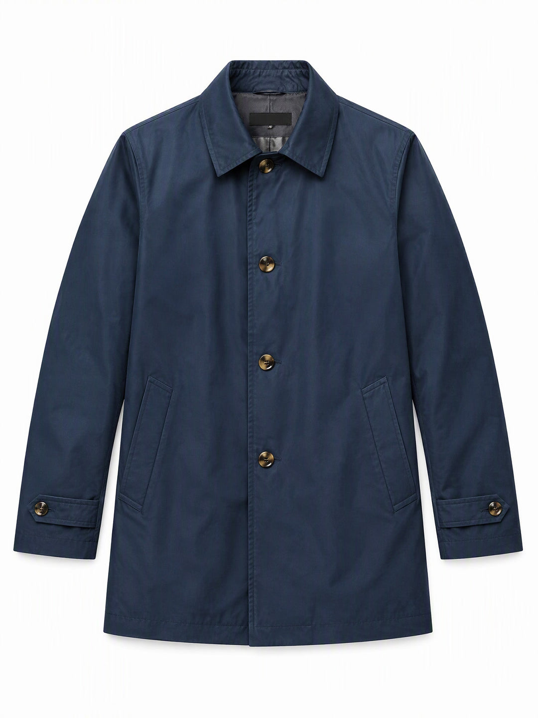Trench-coat imperméable mi-long pour homme