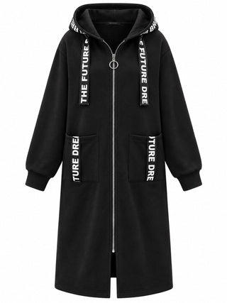 Pull à capuche oversize pour femme