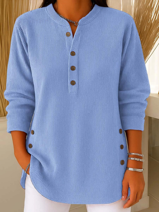 Nives | Tunique Henley avec Boutons