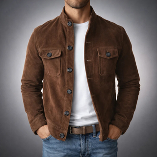 Tommaso | Bomber en Suédine Premium