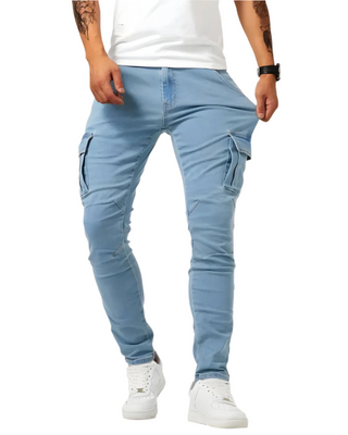BRYNOUVELLE | PANTALON CARGO STRETCH POUR HOMMES