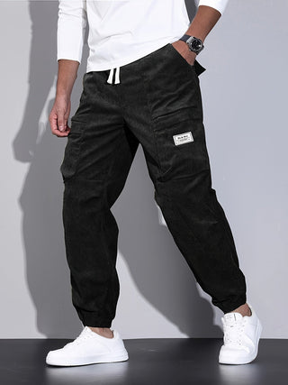 BRYNOUVELLE | PANTALON CARGO EN CORDUROY