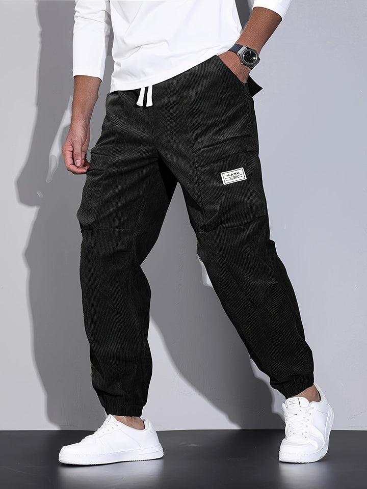 BRYNOUVELLE | PANTALON CARGO EN CORDUROY