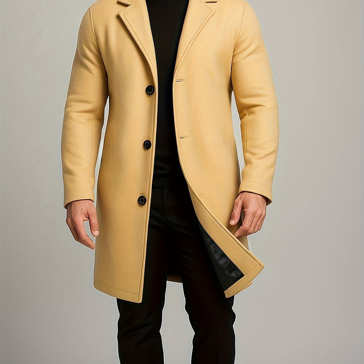 BRYNOUVELLE | Manteau Classique à Boutons pour Homme