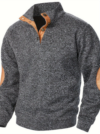 BRYNOUVELLE | PULL EN MAILLE À COL MONTANT POUR HOMMES