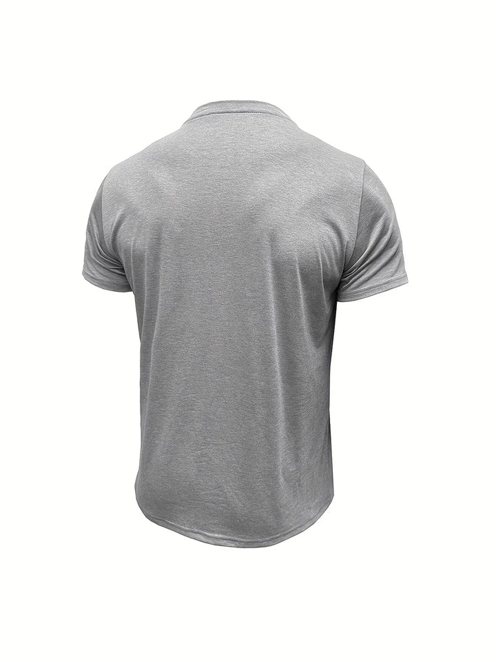 BRYNOUVELLE | T-SHIRT COL ROND ÉLÉGANT AVEC POCHE