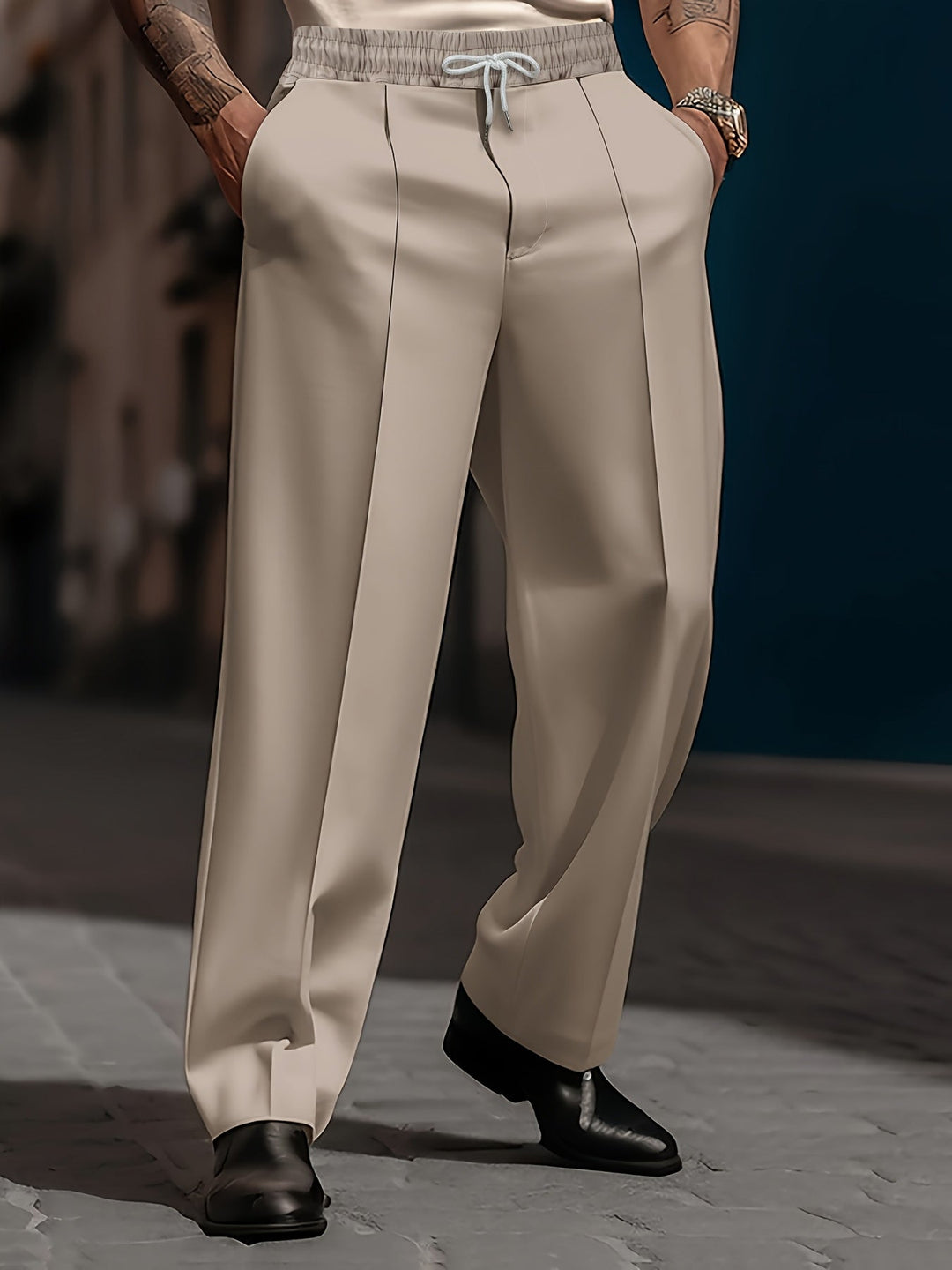 BRYNOUVELLE | PANTALON CLASSIQUE DÉCONTRACTÉ POUR HOMMES