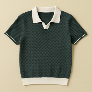 BRYNOUVELLE | POLO EN TISSU BOUCLÉ
