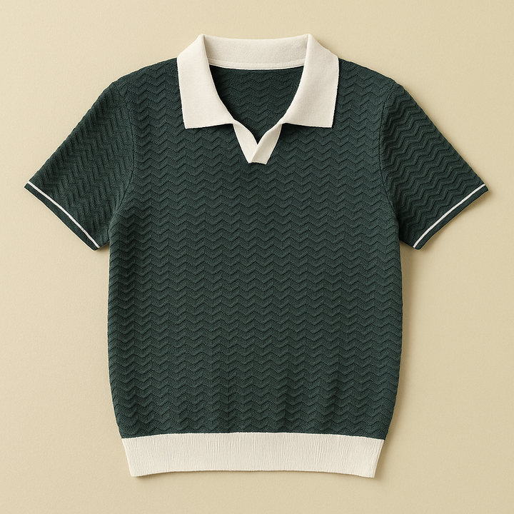 BRYNOUVELLE | POLO EN TISSU BOUCLÉ