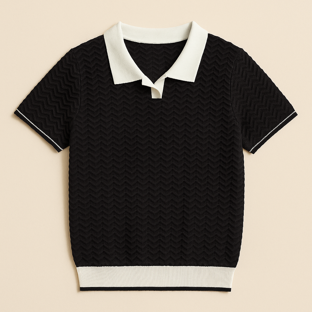 BRYNOUVELLE | POLO EN TISSU BOUCLÉ