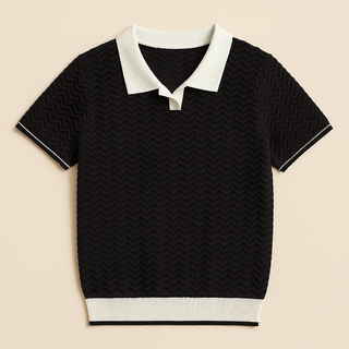 BRYNOUVELLE | POLO EN TISSU BOUCLÉ